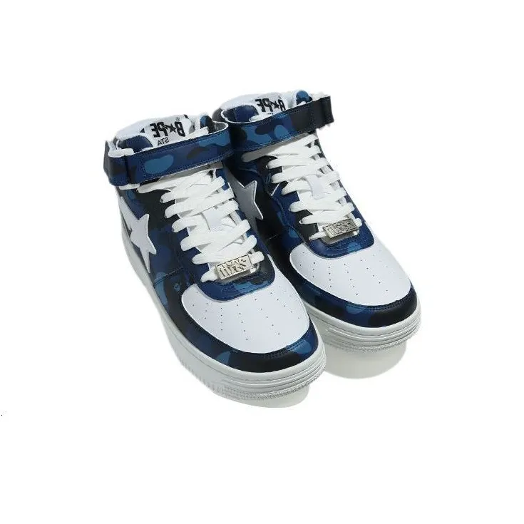 BAPE A BATHING APE Bape Sta Mid Camo Navy-3