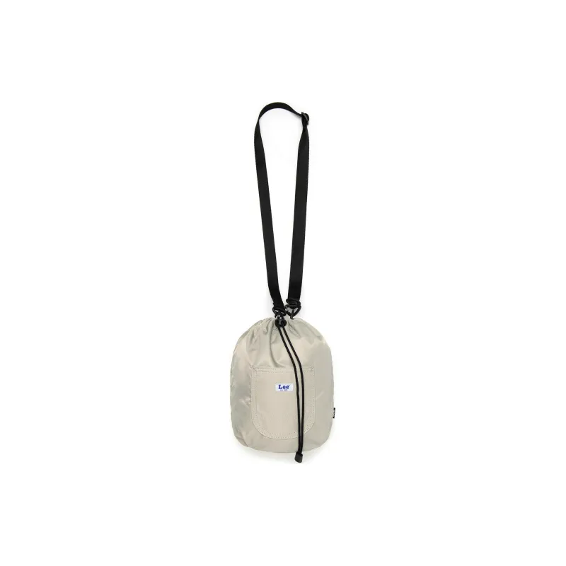 Lee Nylon Bucket Bag, Shoulder Bag Trumpets Unisex Light Gray-0