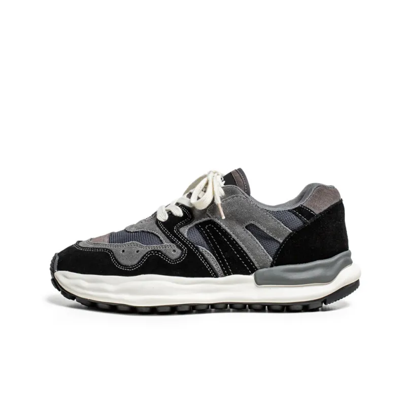 OUGLEMEN Gift Box Set Shock Absorbers With Abrasion Resistant And Slip Resistant Properties Low Top Casual Shoes Men's-5