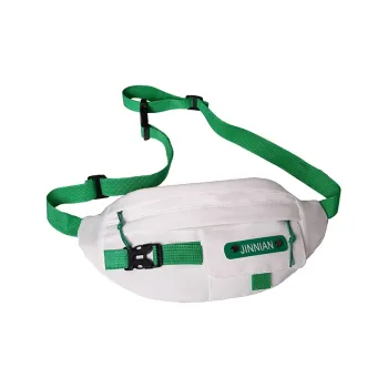 Parker Bear Nylon Fanny Pack Regular Unisex White Green/Black Green/Black Blue/White Blue/Blue