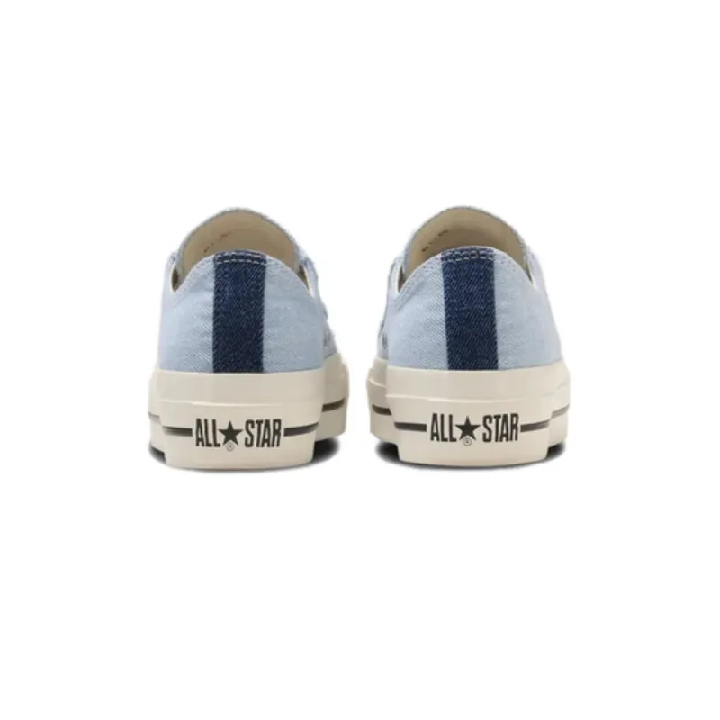 Converse All Star Canvas Shoes Women's Low Top Blue White-4