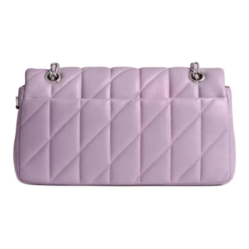 COACH Tabby Nappa Leather Vagabond Bag Crossbody Bag Shoulder Bag Medium Size Women's Light Purple-2