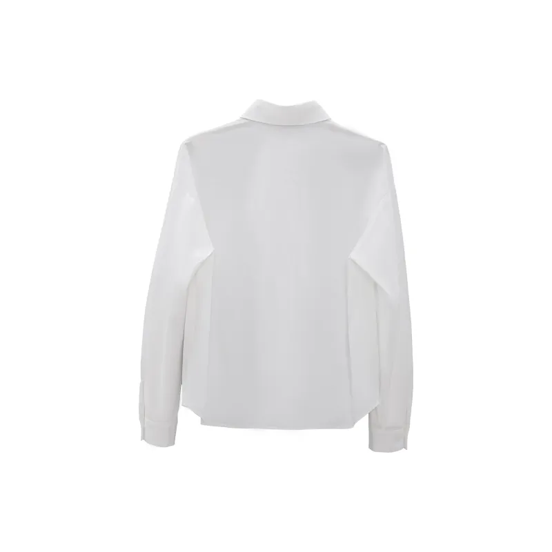 Fstudio Casual Versatile Shirt Women's White-1