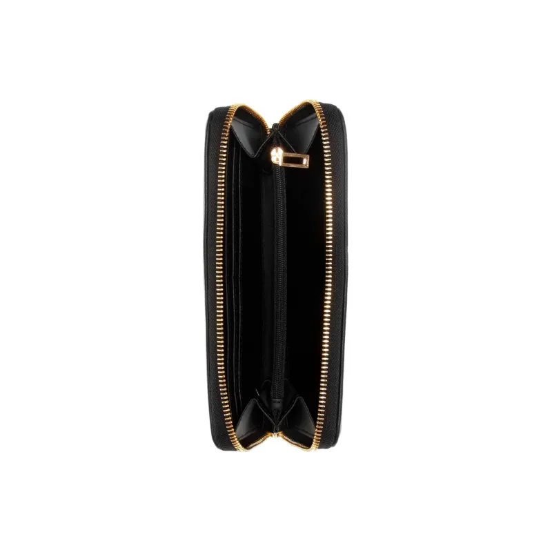 GUESS Artificial Saffiano Leather Wallet Unisex Black-2