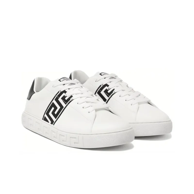 VERSACE Greek Sole Embroidered Band Sneakers-2