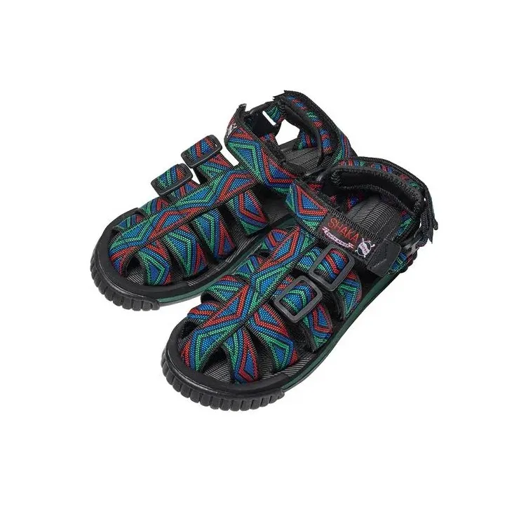 SHAKA Hiker Hook and Loop Beach Sandals Unisex Blue-2