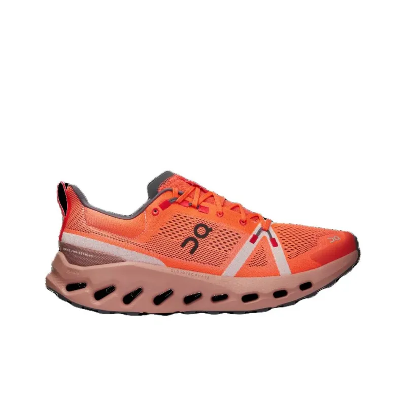 On Running Cloudsurfer Trail Flame Dustrose-1