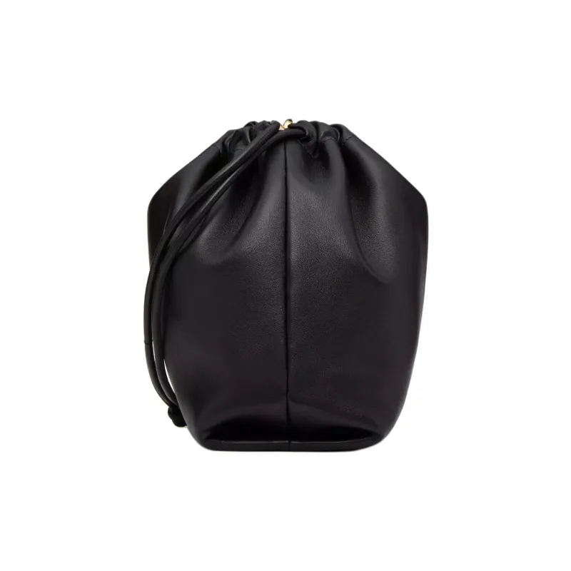 Valentino Vlogo Nappa Leather Crossbody Bag Shoulder Bag Women's Black-2