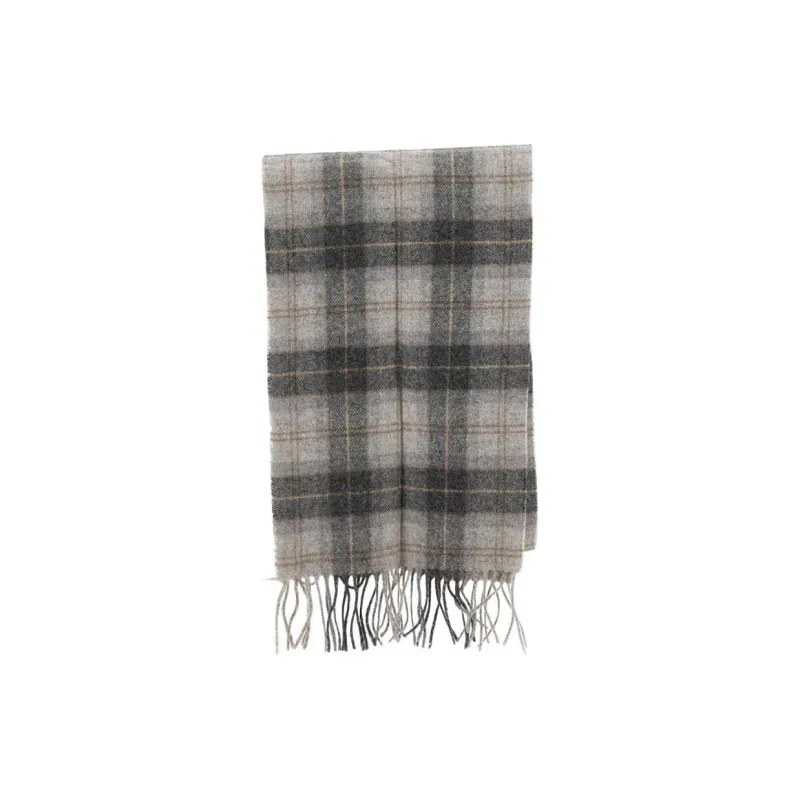 BARBOUR Knit Scarves Men's Gray-0