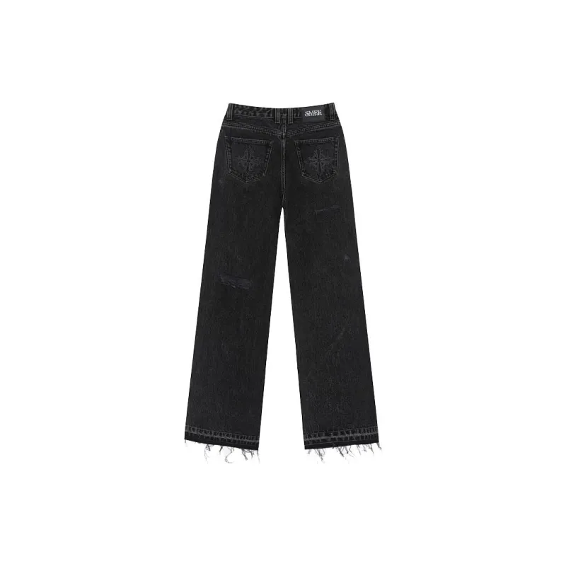 SMFK Jeans Women's Denim Black-1