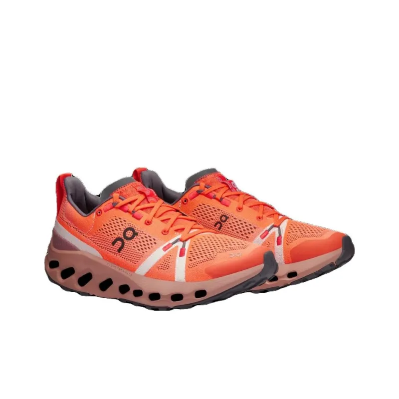 On Running Cloudsurfer Trail Flame Dustrose Women's-2