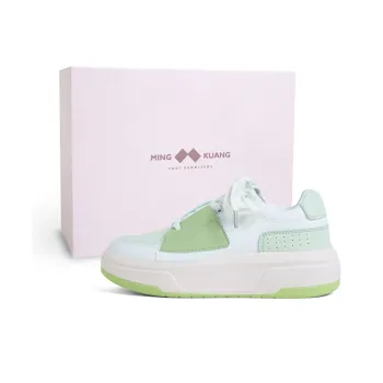 MINGKUANG Streetwear Dopamine Thick Sole Anti Slip Wear Resistant Low Top Skateboard Shoes Women's