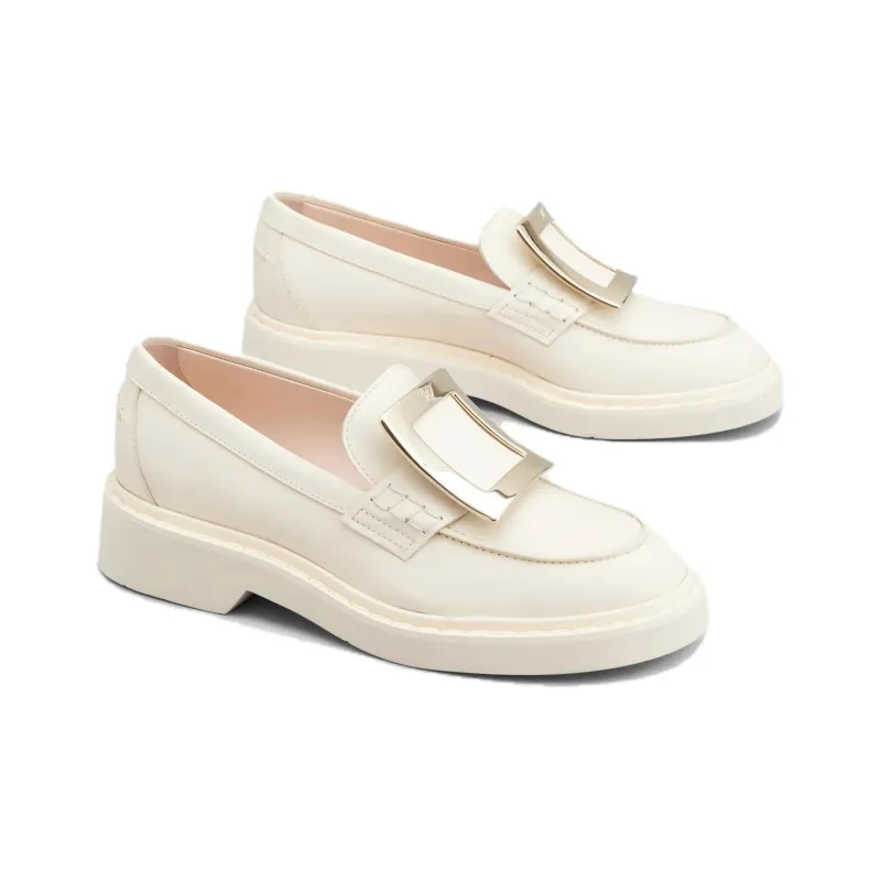 Roger Vivier Viv' Rangers Loafers Women's White-1