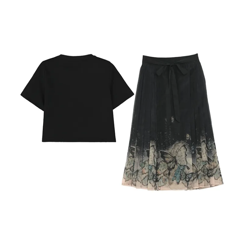 SNBL Two Piece Skirt Sets Women's-1