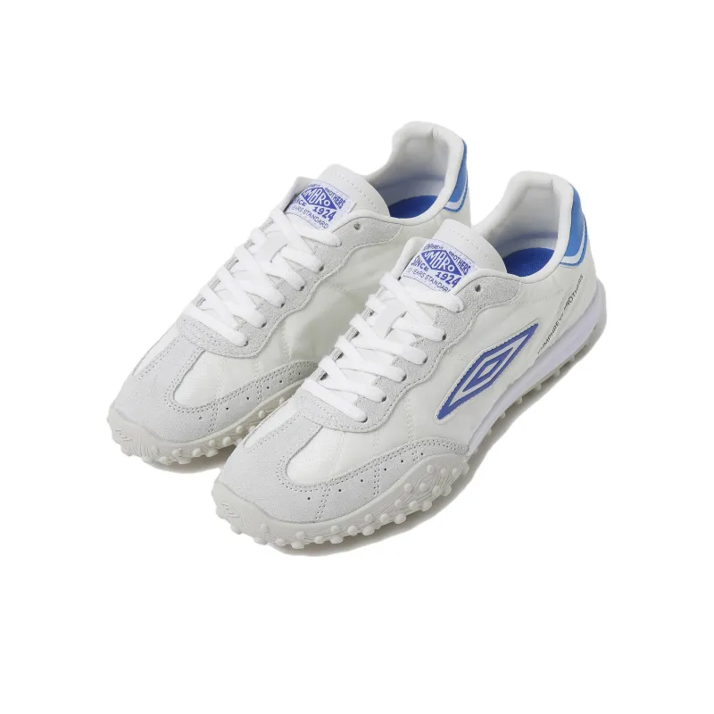Umbro Hbl First Jogger Cushioning Anti Slip And Wear Resistant Low Top Running Shoes Unisex White Blue-1