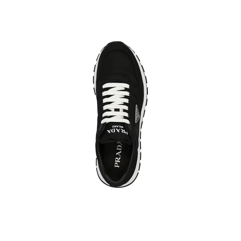 PRADA Triangle-logo Re-Nylon Sneakers-3