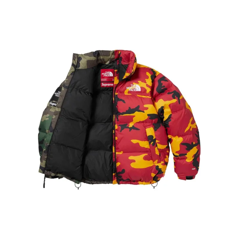 Supreme The North Face Split Nuptse Jacket Woodland-3