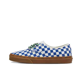 Authentic Vans 'Checkerboard Blue Gum Braided Laces'