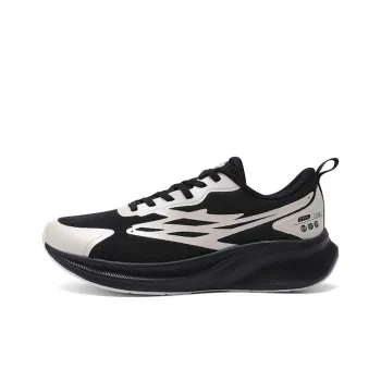 LPMX Cushioning Rebound Lightweight Breathable Low-Top Long Distance Running Running Shoes Women's Beige White Black
