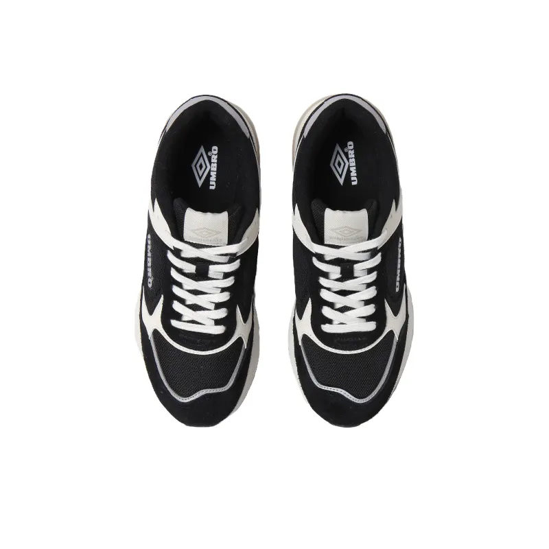 Umbro Hennesy Jogger Cushioning Wear-Resistant Low-Top Running Shoes Unisex Black White-2