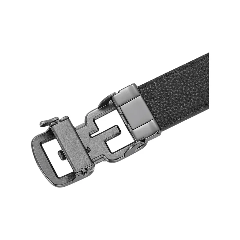 FAIRWHALE Vintage Carline Automatic Buckle Genuine Leather Top Grain Cow Leather Belts Men's Width 3.5CM-5