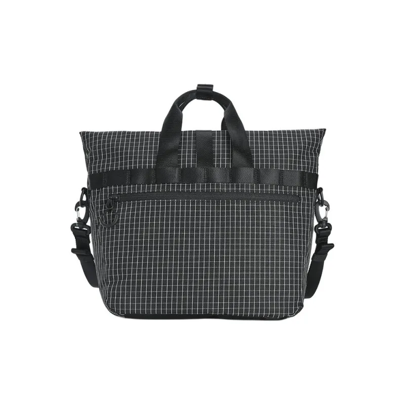 FILA FUSION Fabric Shoulder Bag Crossbody Bag Handbag Extra Small Unisex Pitch Black-3
