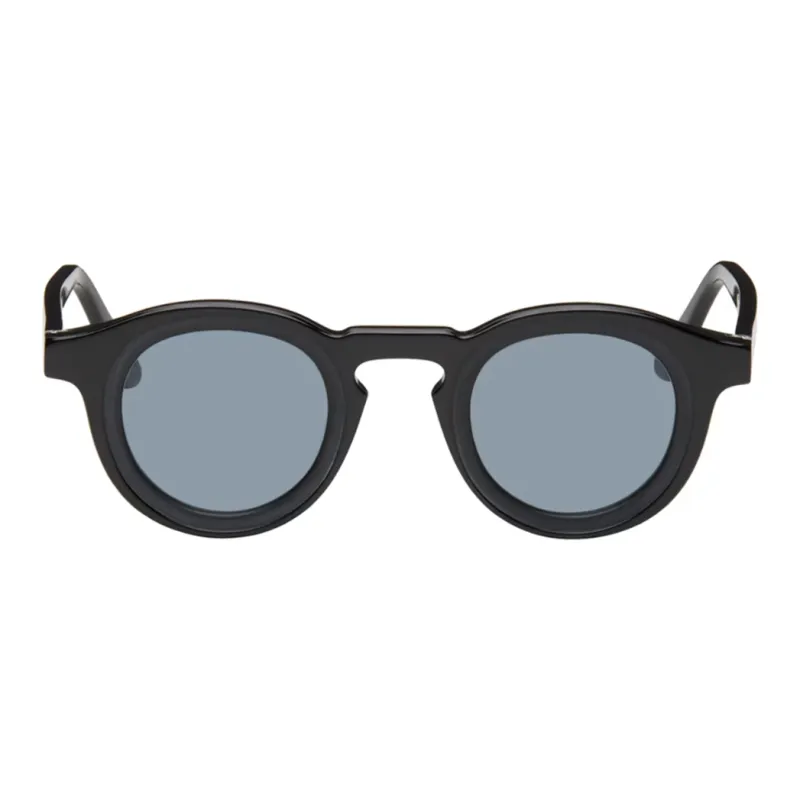 Thierry Lasry Acetate Round Sunglasses Men's Black-0