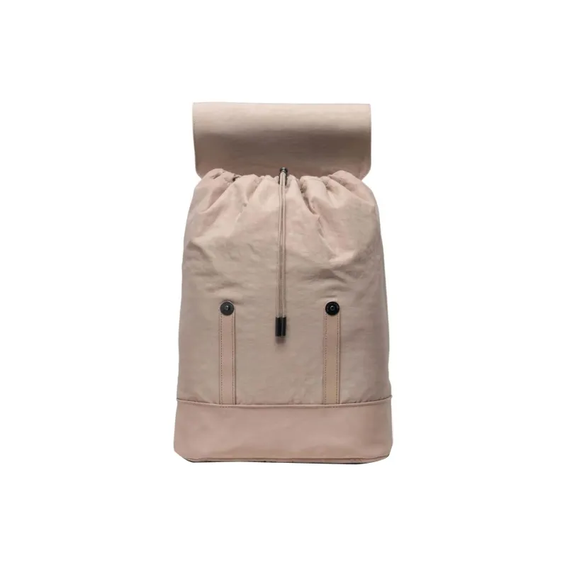Herschel Genuine Leather Backpack Small Size Unisex Light Taupe-3