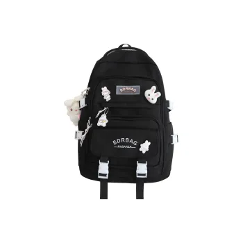 Parker Bear Nylon Shoulder Bag Backpack Handbag Backpack Regular Unisex Multicolor