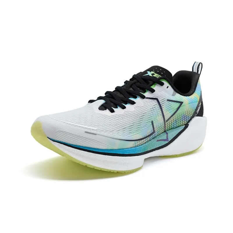 XTEP 360X Running Shoes Men Low Top New White/Scallion Green/Sky Blue-2