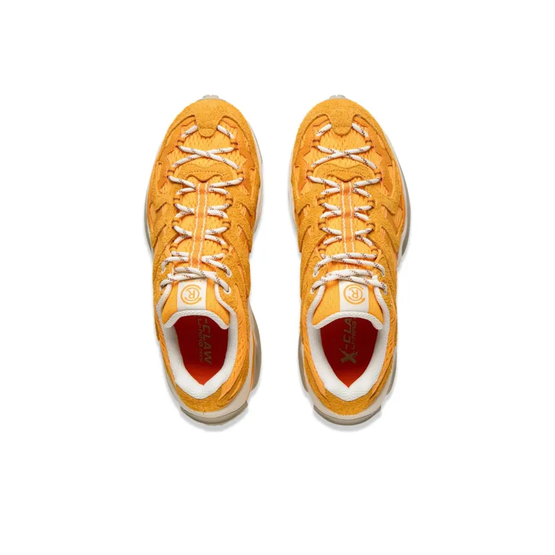 LiNing Cat Paw CRC Cushioned Wear-Resistant Slip-Resistant Low-Top Casual Shoes Unisex Yellow Rice-3