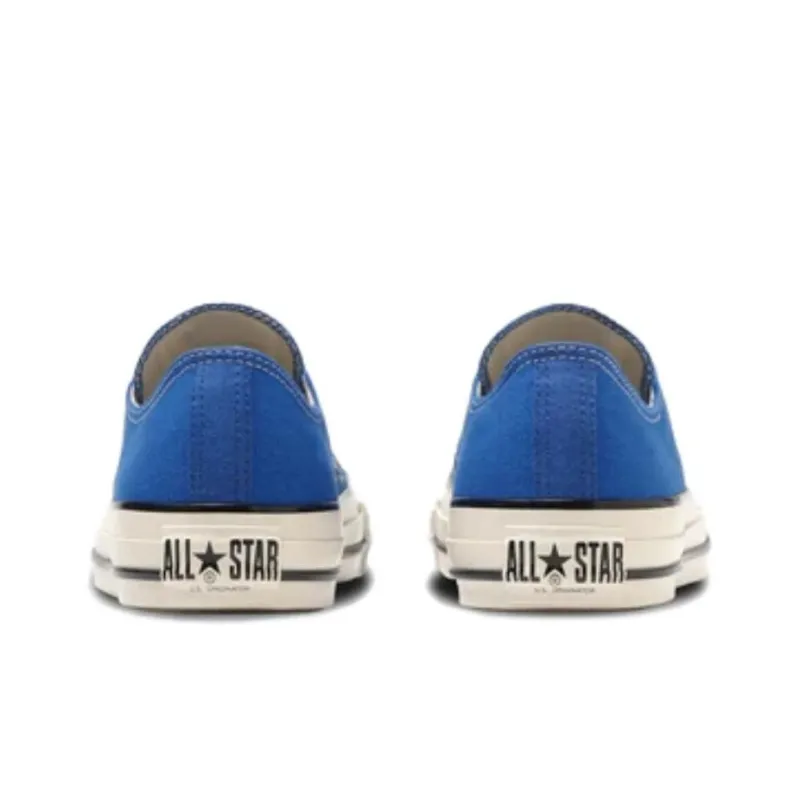 Converse All Star Non slip Lightweight Low Top Canvas Shoes Unisex Blue White Japan Version-4