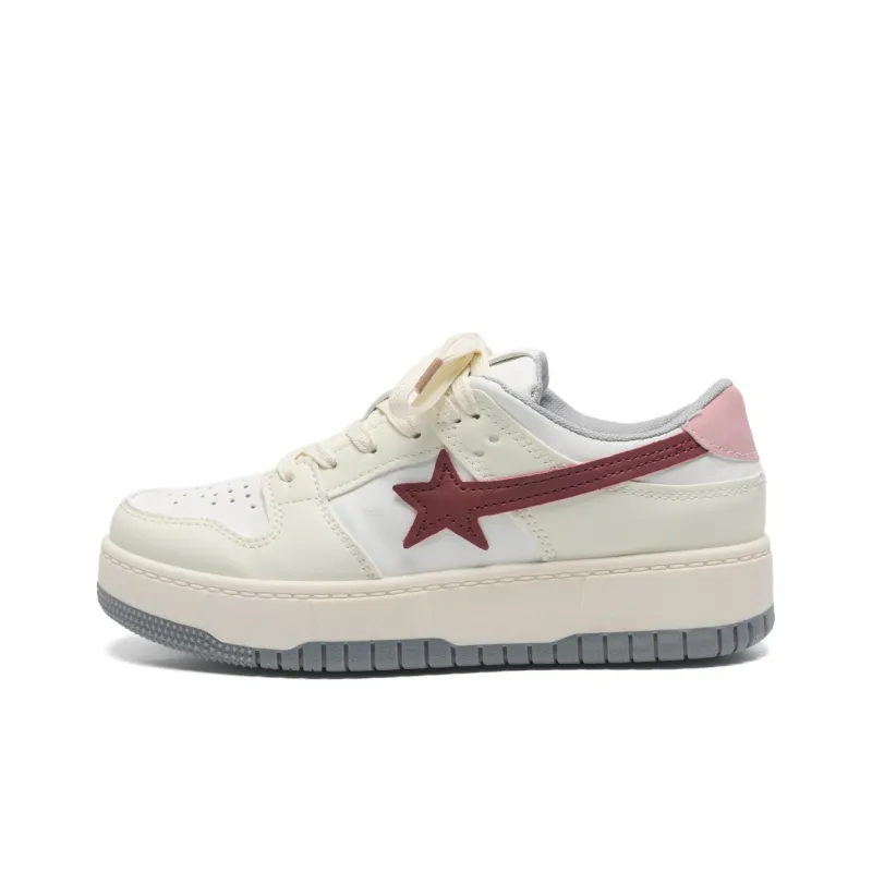 Anime Story Slip Resistant, Abrasion Resistant, Breathable Low Top Skateboard Shoes Women's-8