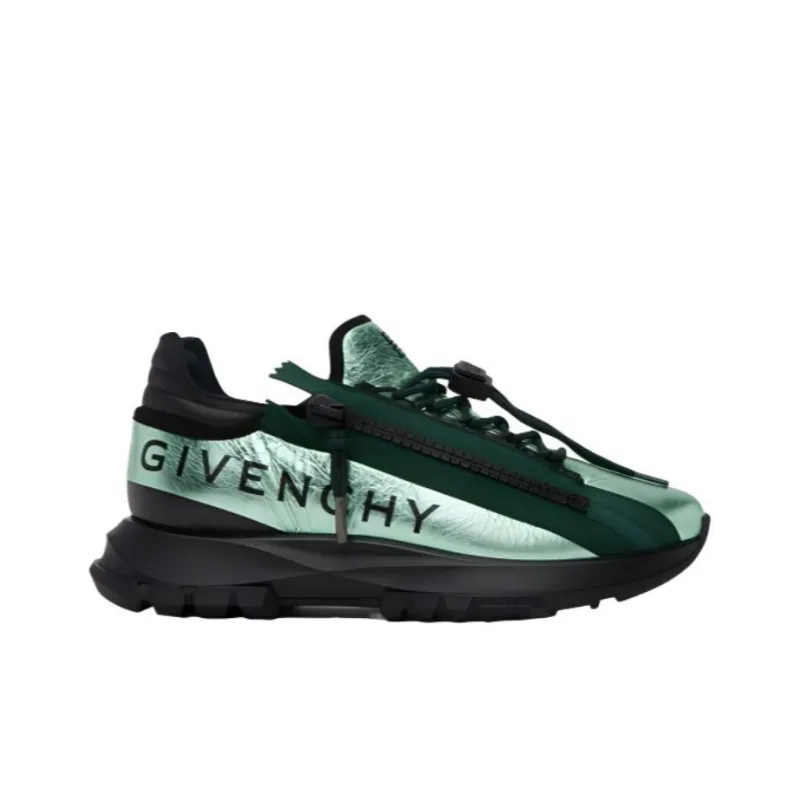 Givenchy Spectre Low Top Casual Shoes Men's Black Green-1