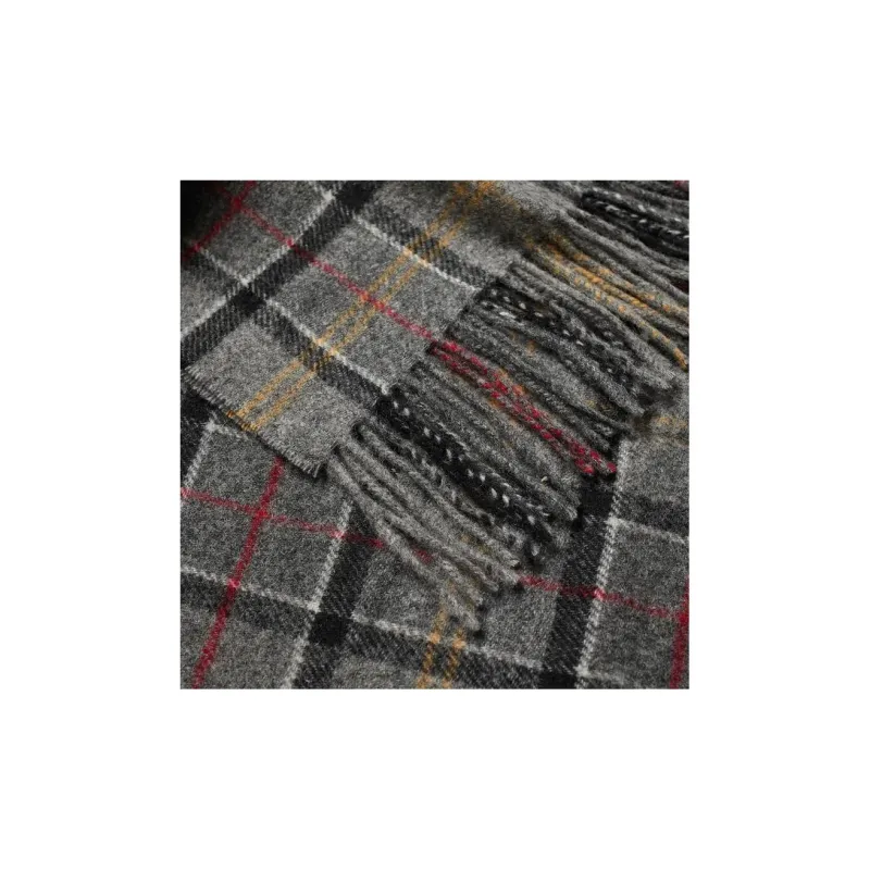 BARBOUR Tartan Fringed Scarf-1