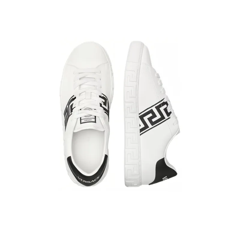 VERSACE Greek Sole Embroidered Band Sneakers-3