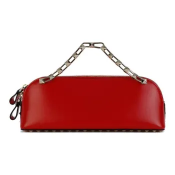 Valentino Leather One Shoulder Handbags Women's Fuchsia