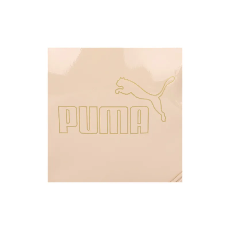 PUMA Patent Leather Round Bag Shoulder Bag Crossbody Bag Regular Women's Cream-2