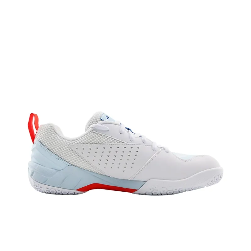 YONEX Power Cushion Cushioning Rebound Slip Resistant Lightweight Low Top Badminton Shoes Unisex White Light Blue-1