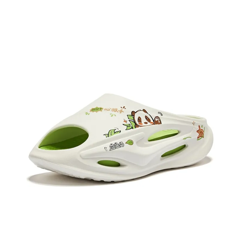 Erke Quiet Slide Slippers Women's Qizai Color Scheme-2