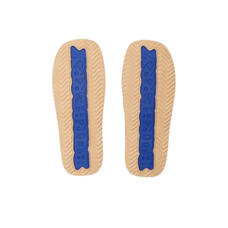 Burberry Slip Resistant Slide Slippers Men's Ecru-5
