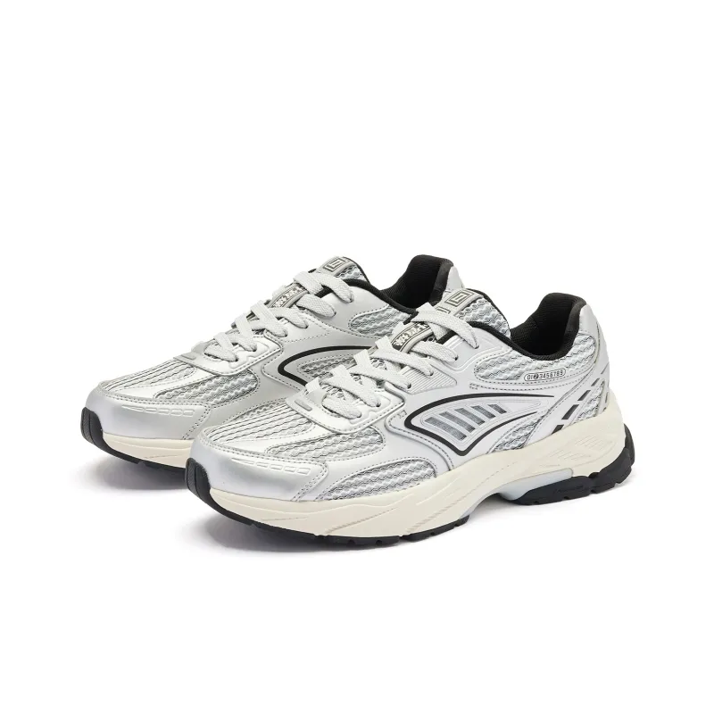 QIAODAN Kaiyuan 2.0 Wear Resistant Low Top Running Shoes Men's Silver Black-2