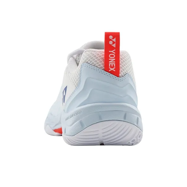 YONEX Power Cushion Cushioning Rebound Slip Resistant Lightweight Low Top Badminton Shoes Unisex White Light Blue-3