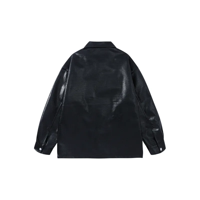 A.X.S.K Leather Jackets Unisex-1