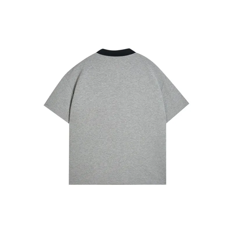 RIGORER Short Sleeved Vintage Polo Shirt Unisex-13