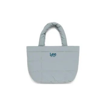 Lee Nylon Tote Bag, Shopping Bag, Handbag Mini Unisex Light Blue