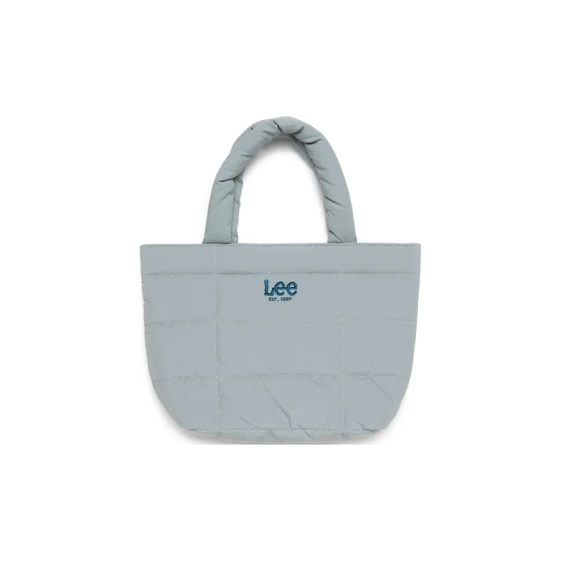 Lee Nylon Tote Bag, Shopping Bag, Handbag Mini Unisex Light Blue-0