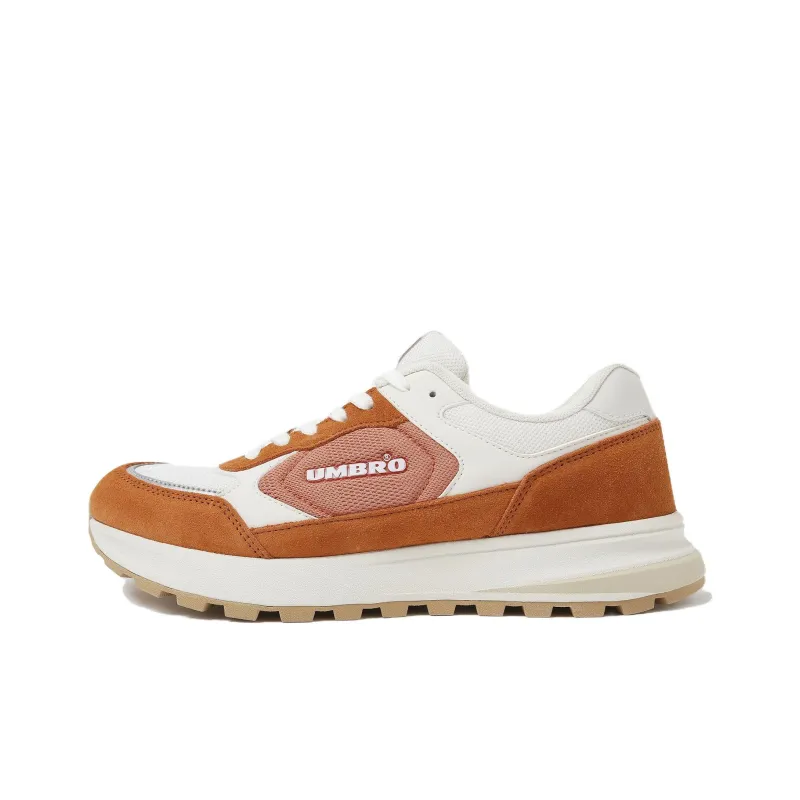 Umbro Hennesy Jogger Wear-Resistant Low-Top Running Shoes Unisex Orange White-0