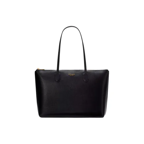 Kate Spade Saffiano Leather Tote Bag Shopping Bag Shoulder Bag Handbag Large Size Women's Black