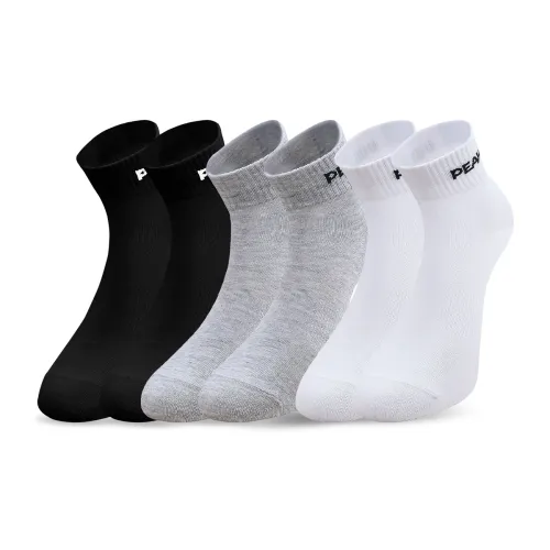 PEAK Mid Calf Socks Unisex 6 Pack